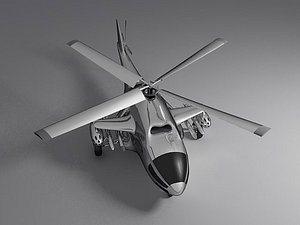3d helicopter model