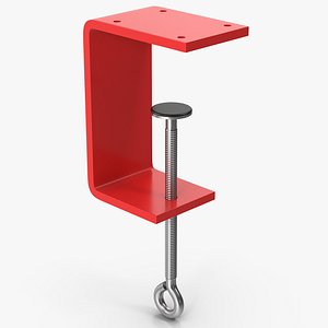 Red Table Clamp model
