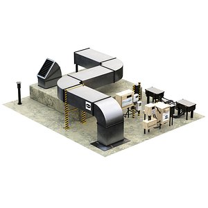 Rooftop system 3D model