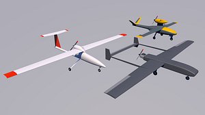 3D uav drone model