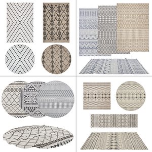 3D 4 in 1 Rug Collection No 30