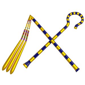 Egyptian Heka and Nekhakha Sceptres