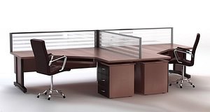 Office Desk & Chair 3