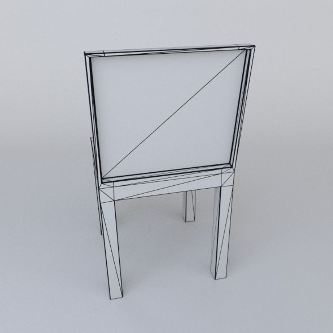 simple chair 3d model