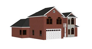 3D French House -08 model