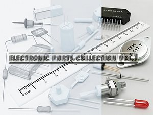 3d model electronic parts vol 1