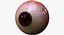 realistic human creature eye pupil 3d model