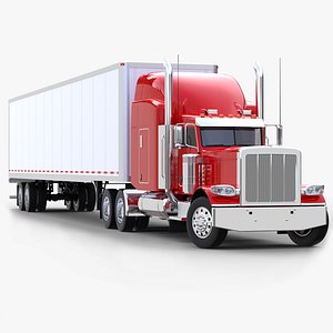 Dry Van Semi-trailer Truck V3