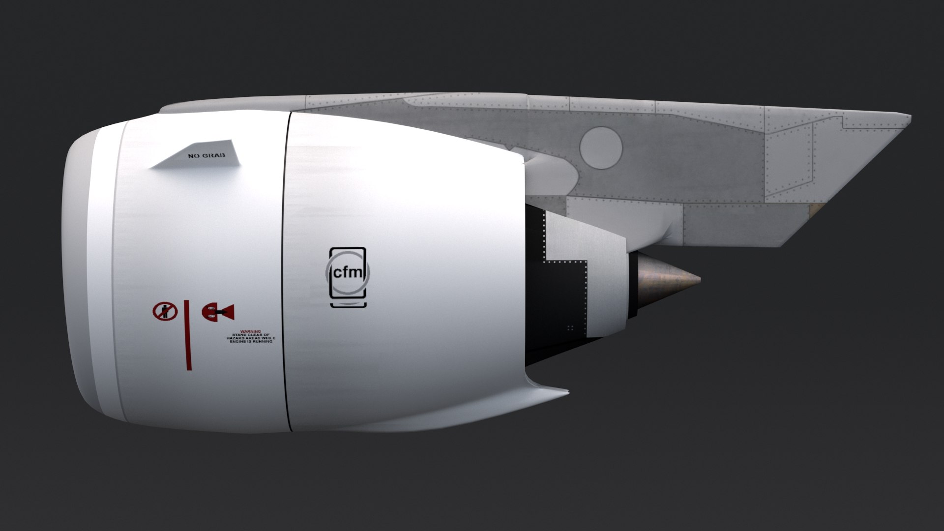 Airbus Engine Cfm 3D Model - TurboSquid 1519078