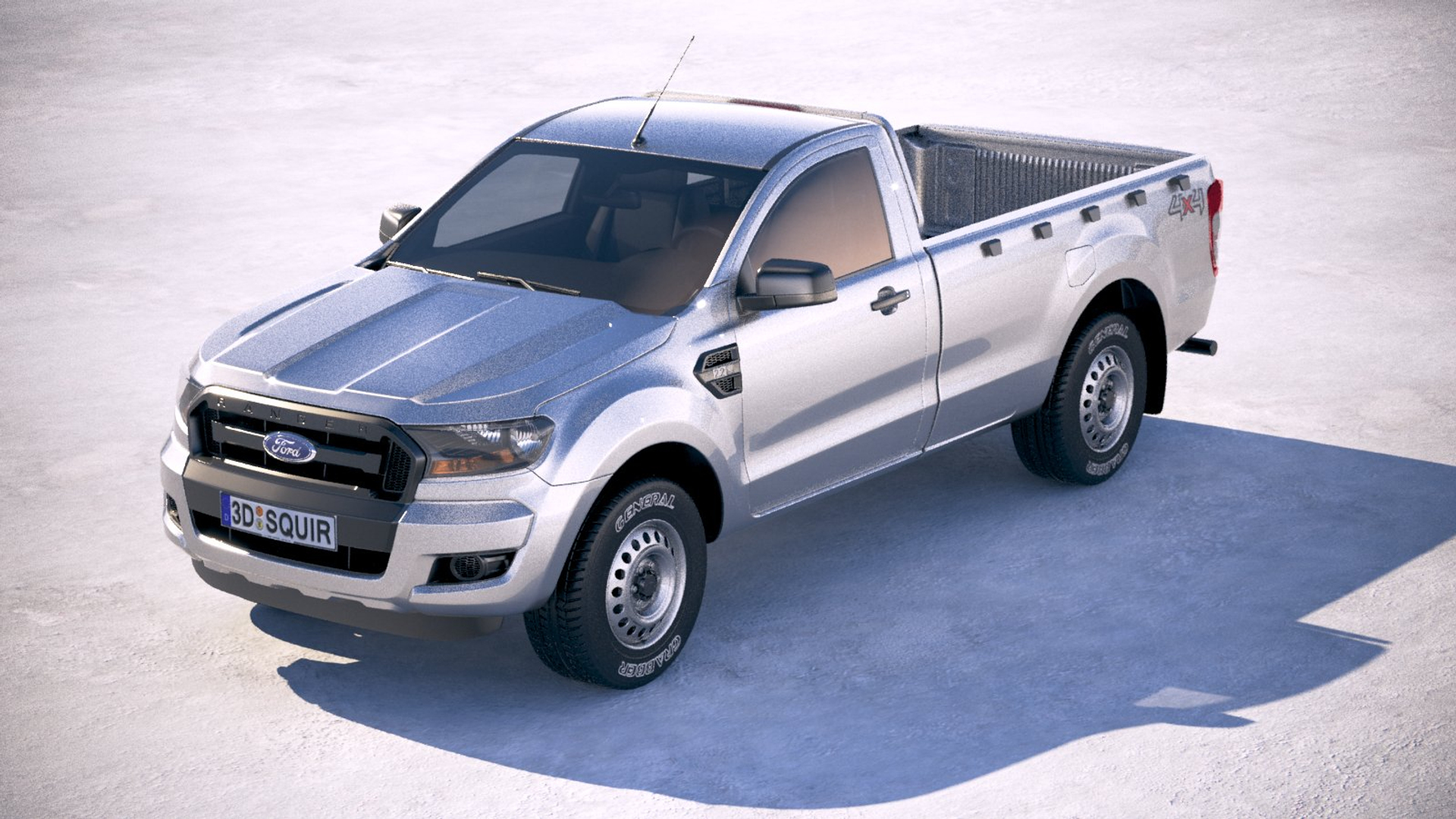 Ranger Xl Singlecab Model - TurboSquid 1302560