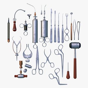 Antique Medical and Surgical Tools M1