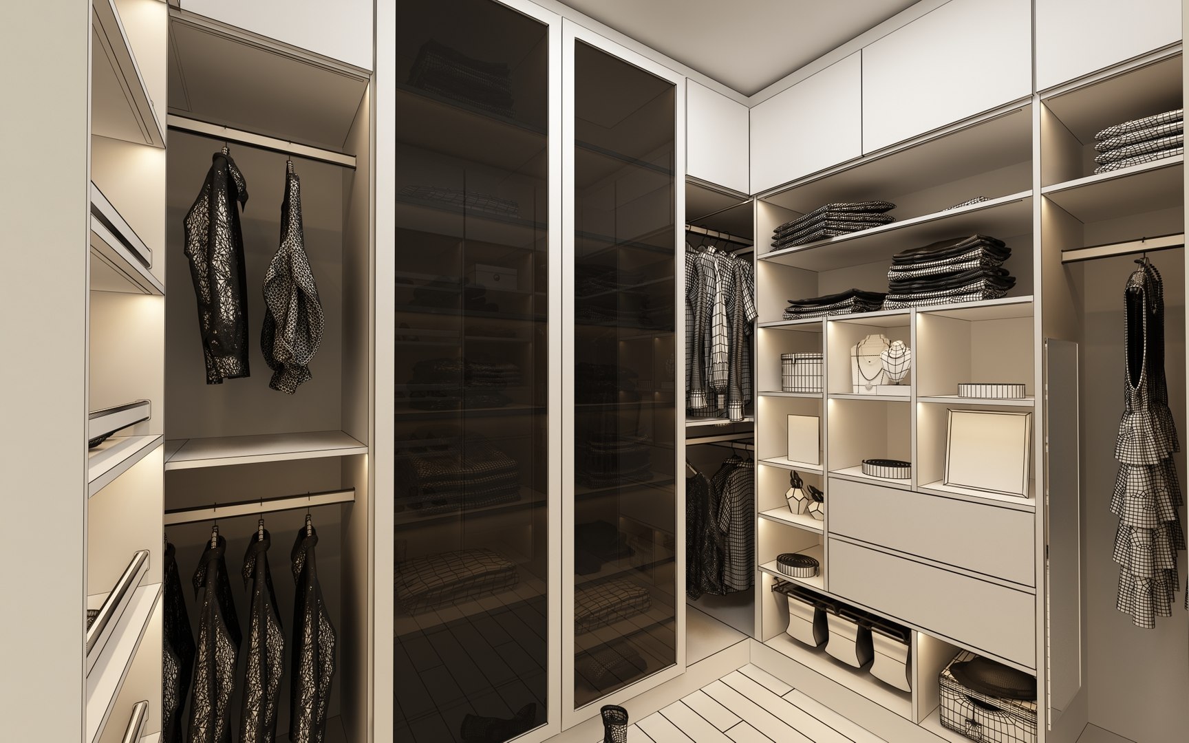 3D Model Dazzling Dressing Room - TurboSquid 2198613