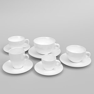 blender set verona coffee cup 3D model