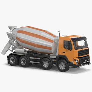 3d cement mixer vehicle generic