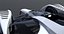 3D model F1 Concept Racing Car Triple Color Pack White Orange Blue