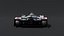 3D model F1 Concept Racing Car Triple Color Pack White Orange Blue