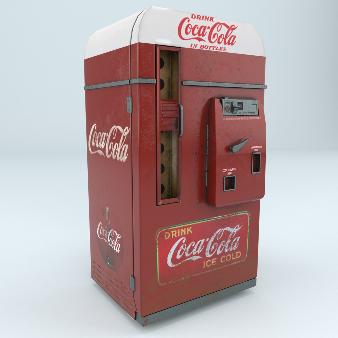 Gas station elements old 3D - TurboSquid 1419436