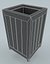 Old gas station elements 3D model