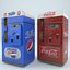 Old gas station elements 3D model