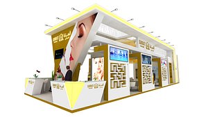 3D model exhibition stand