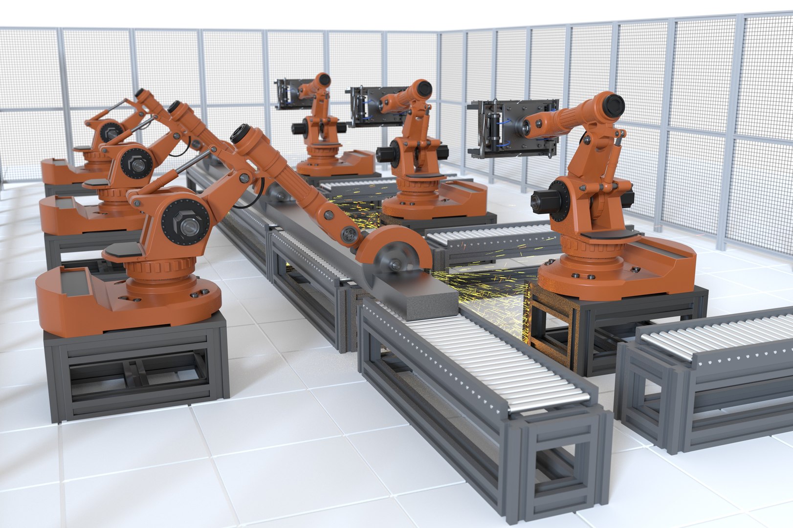 Industrial Robot 3D Model - TurboSquid 1182208