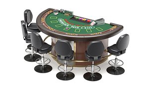 Blackjack Table Set
