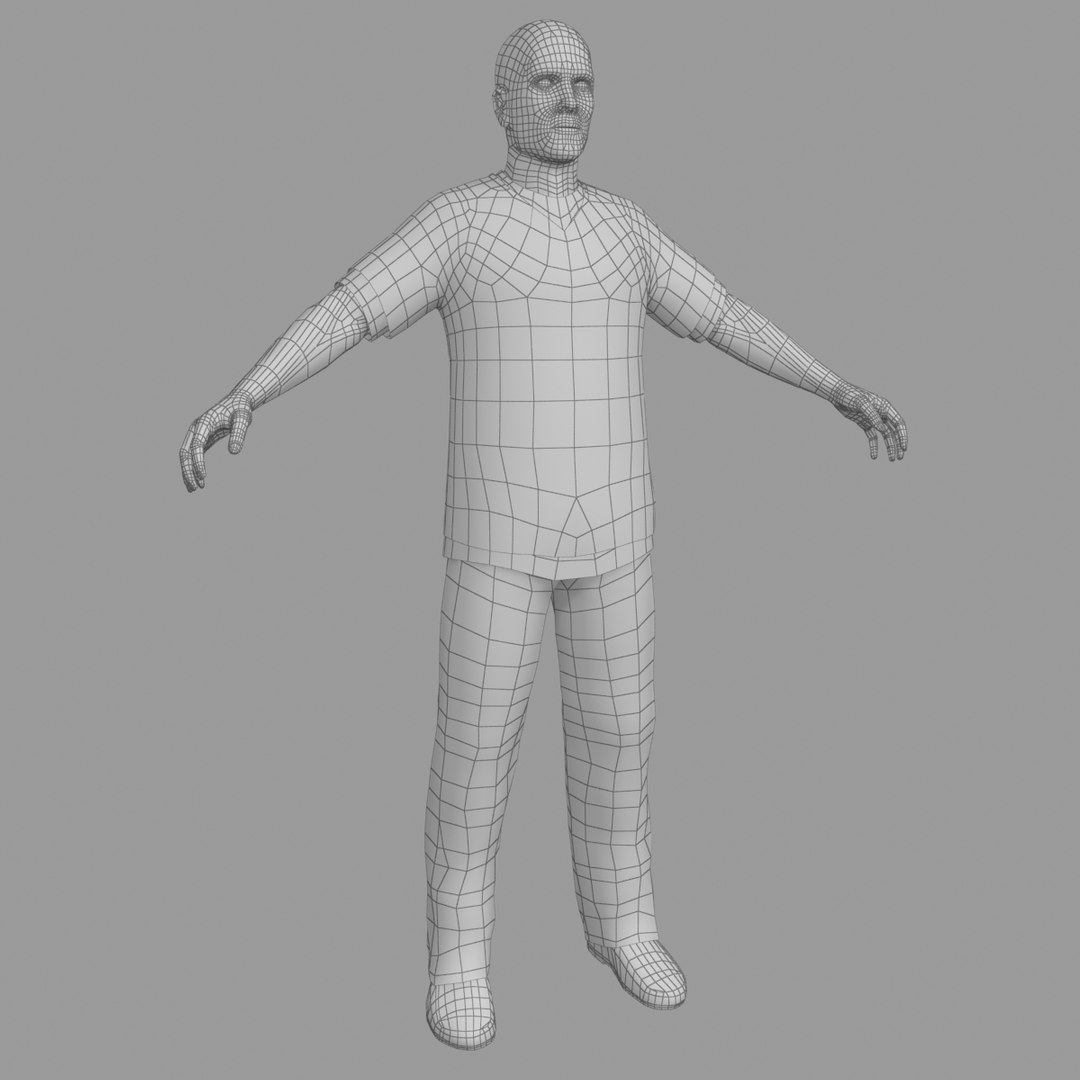 Prisoner character people model - TurboSquid 1352545