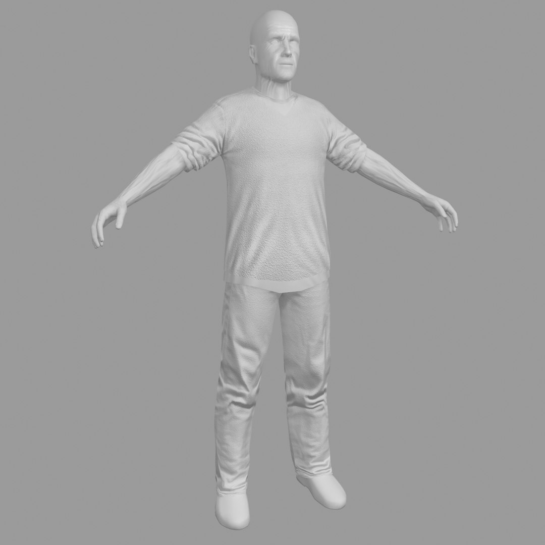 Prisoner character people model - TurboSquid 1352545