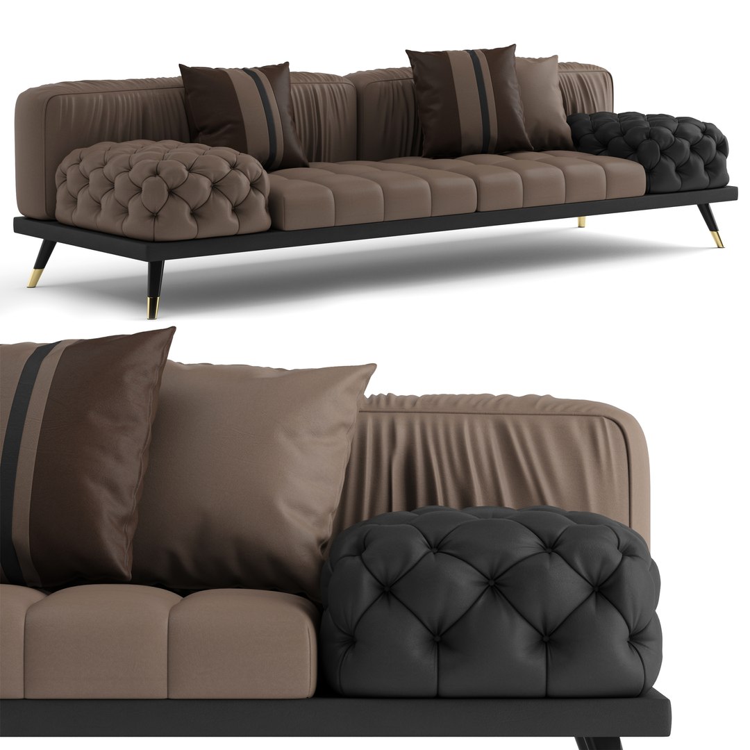 V-ray sofa 3D model - TurboSquid 1622664