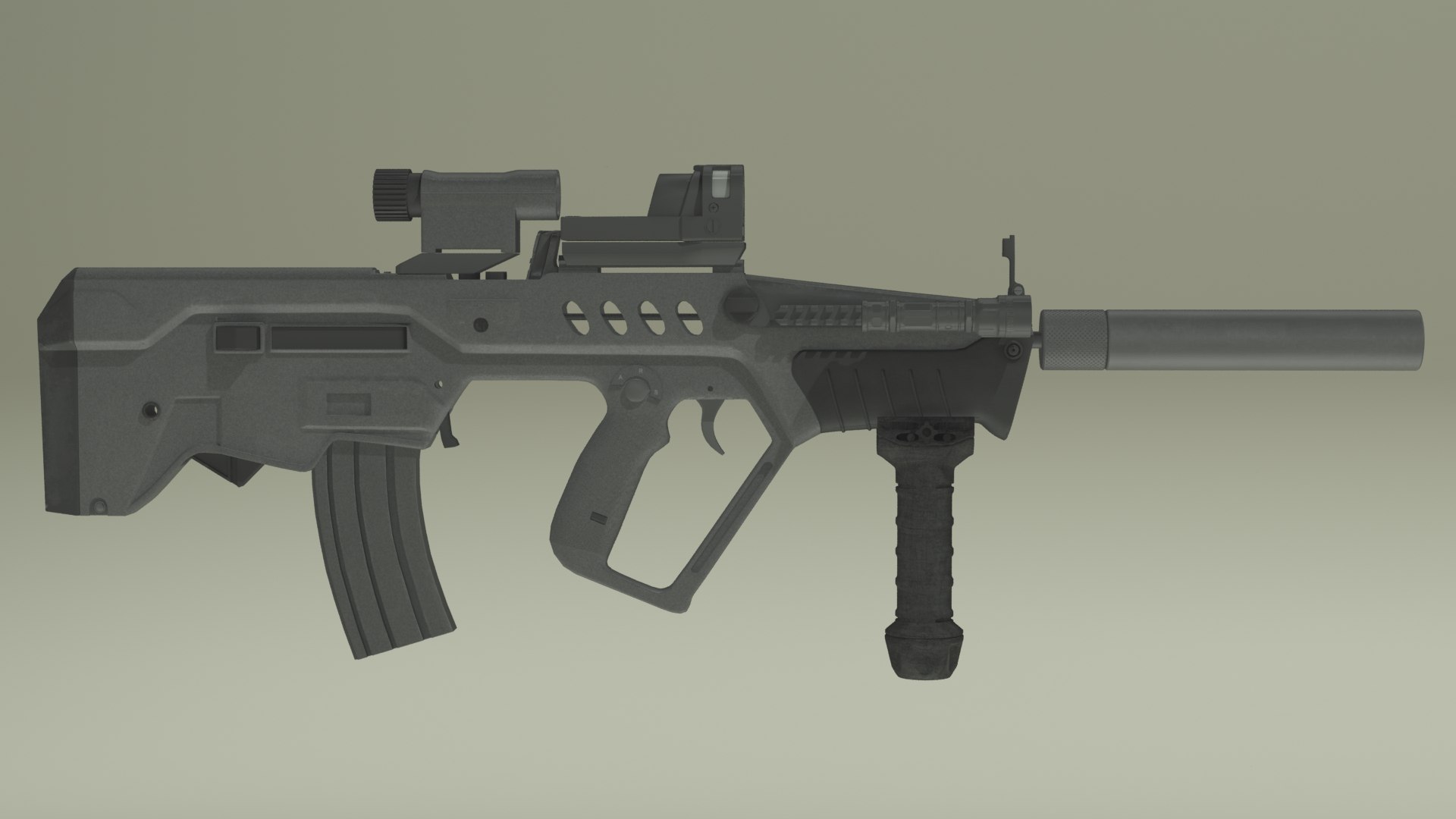 3d tavor assault rifle