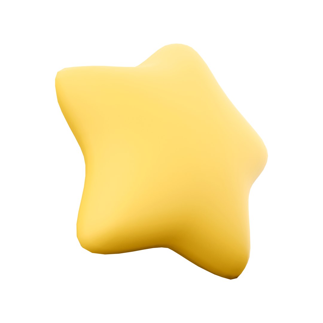 Star icon 3D model - TurboSquid 2074198