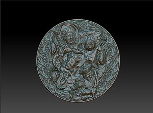 Four Heavenly Kings Law enforcement Relief