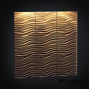 acoustic wall panel 3d max