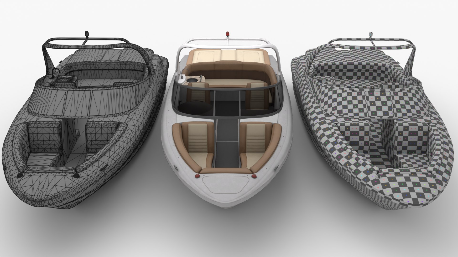 3D Powerboat Model - TurboSquid 2342692