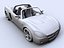 opel speedster car 3d model