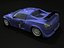 opel speedster car 3d model