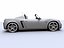 opel speedster car 3d model