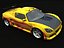 opel speedster car 3d model