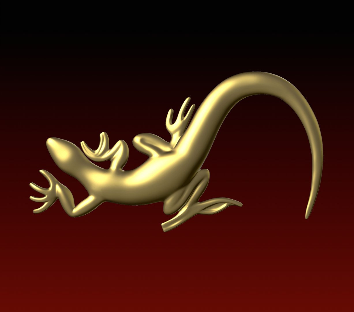 3D Lizard 3D print ready model - TurboSquid 1876560