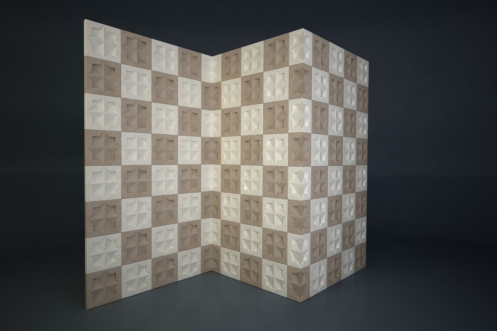 3D Pattern Wall - TurboSquid 1445385
