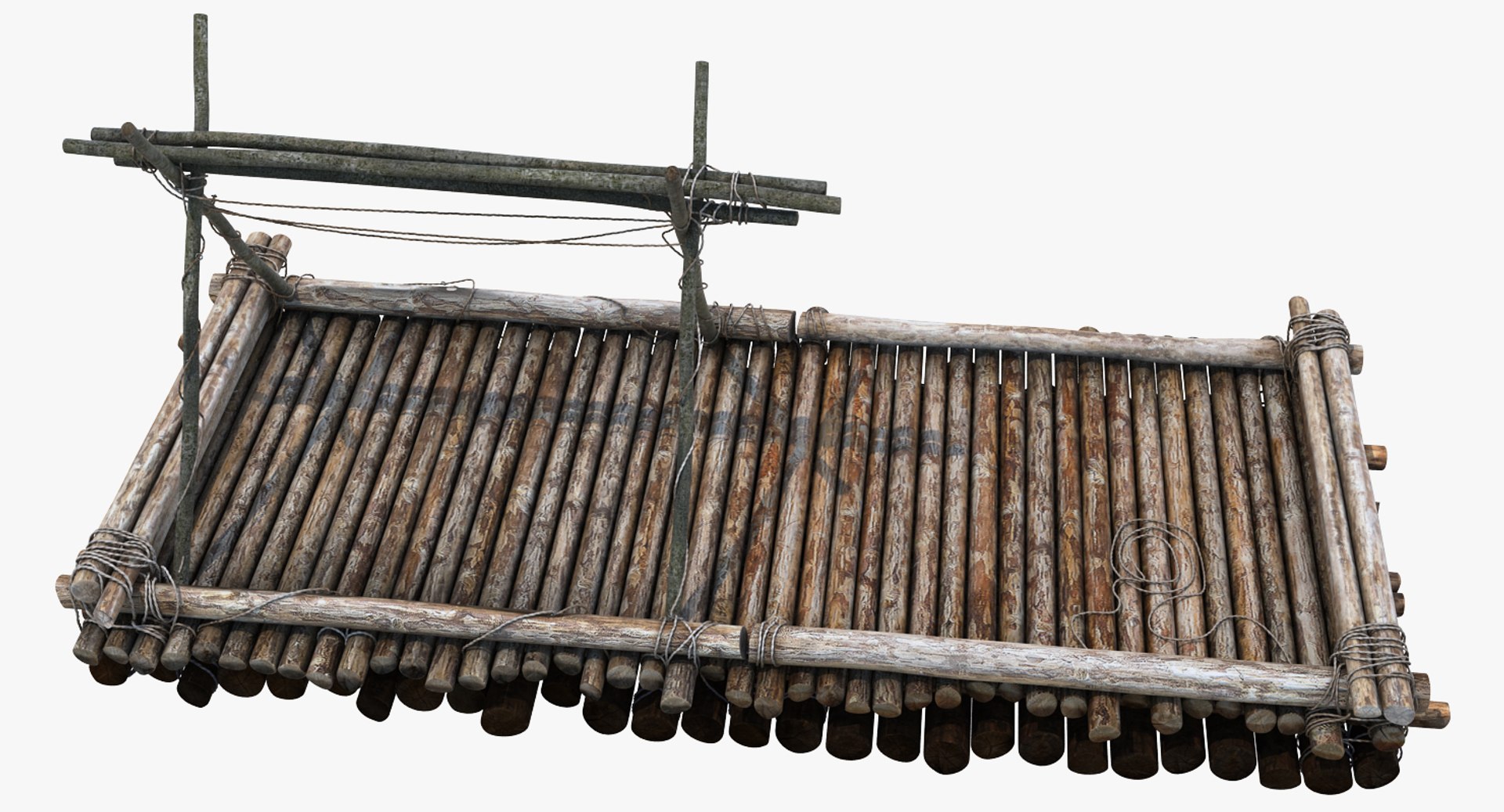 Free Wooden Raft 3D Model - TurboSquid 1394410