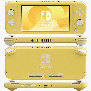 nintendo switch lite - 3D model