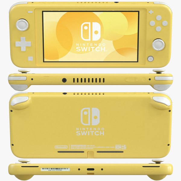 Nintendo Switch Lite-黄色3D模型- TurboSquid 1483621