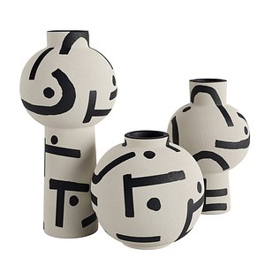 Wabi Sabi Vase Collection 3D model