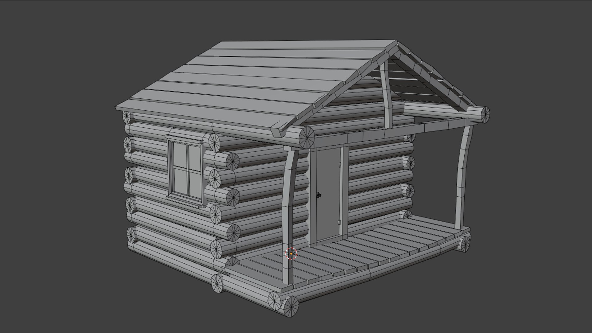 Log Cabin 3D Model - TurboSquid 2399696