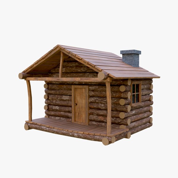 modelo 3d Cuarto de troncos - TurboSquid 2399696
