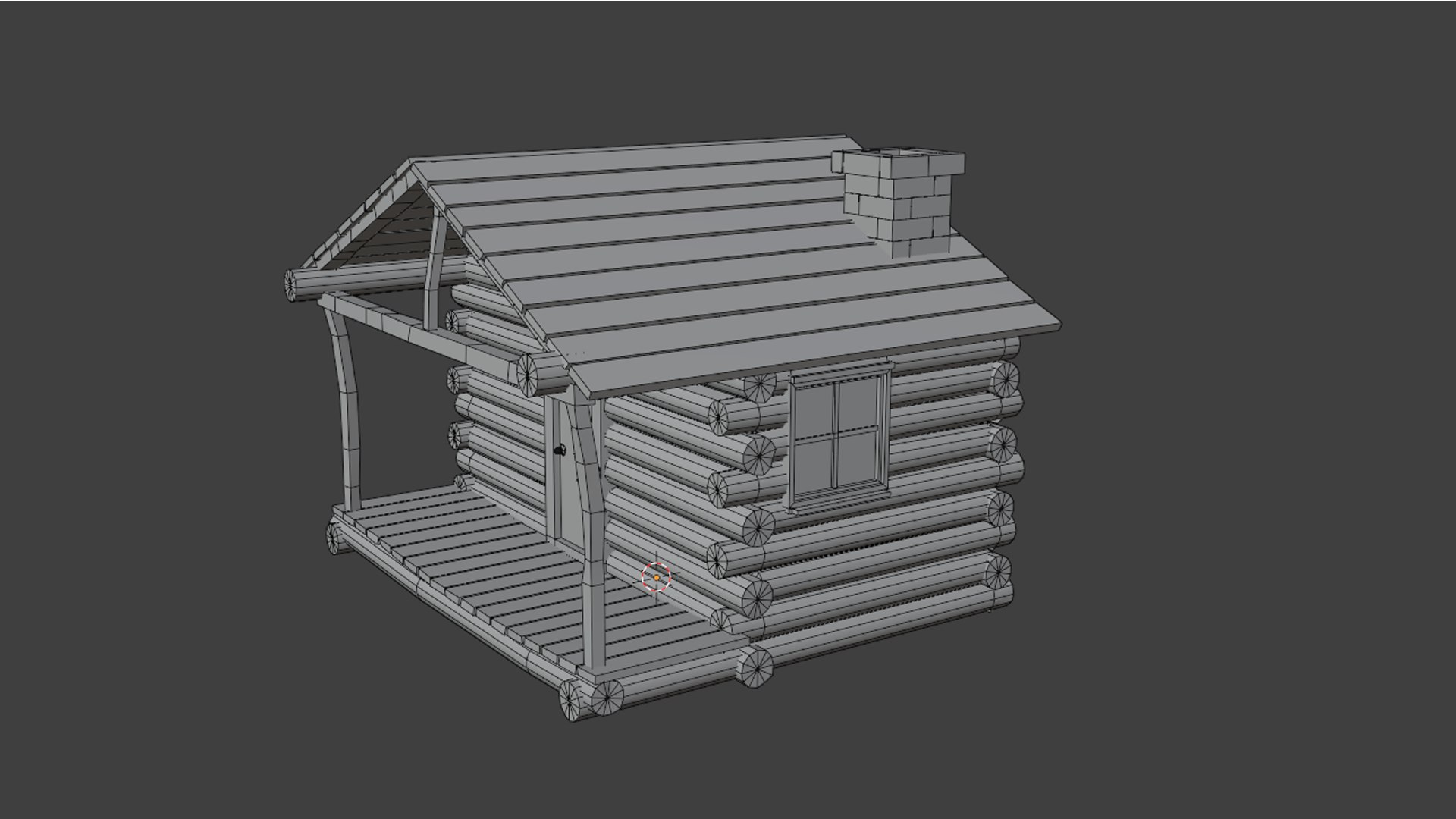 Log Cabin 3D Model - TurboSquid 2399696