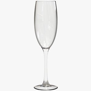 Champagne Glass Flute 3D model
