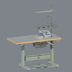 sewing industrial overlock yamata 3D