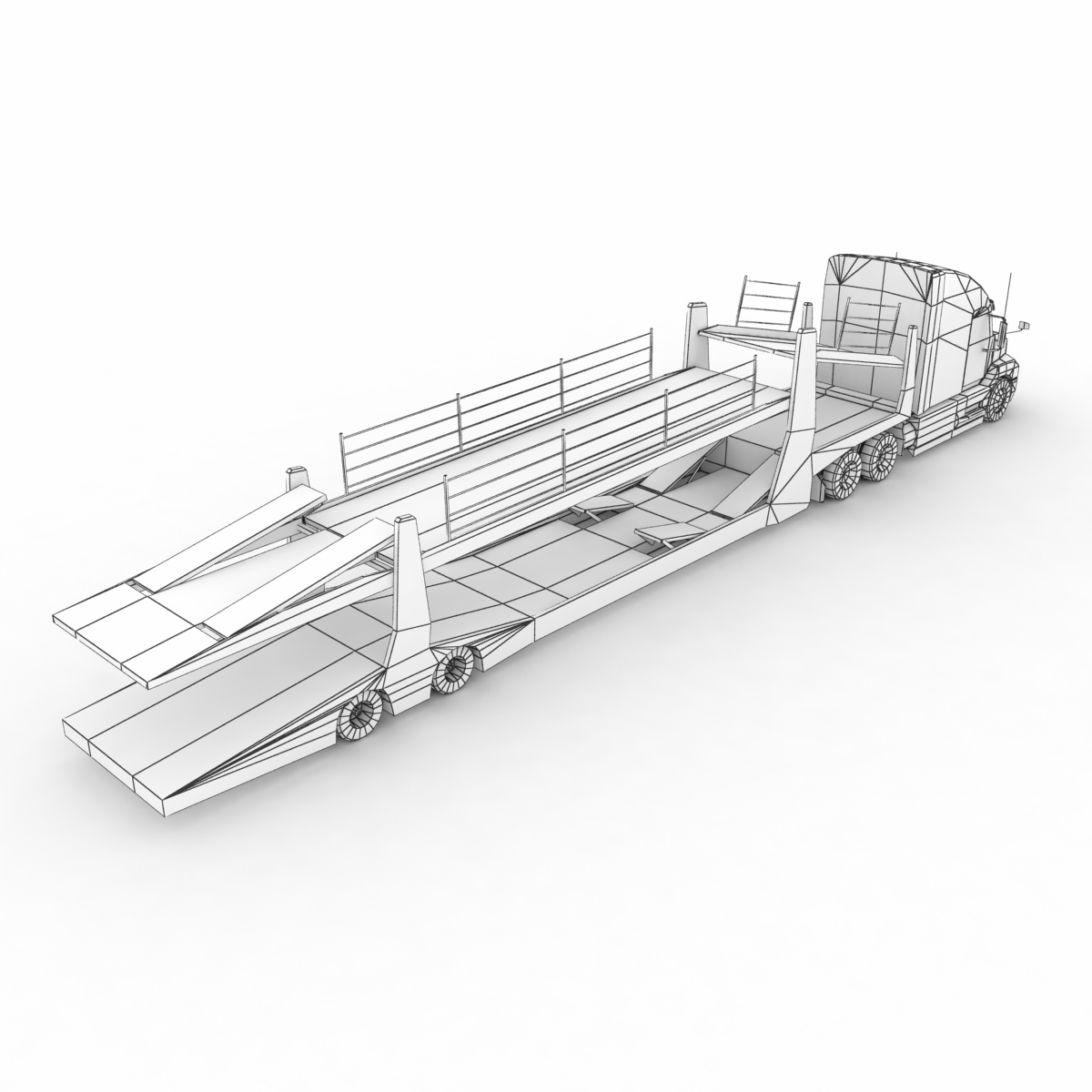 3D 2018 mack anthem model TurboSquid 1643394